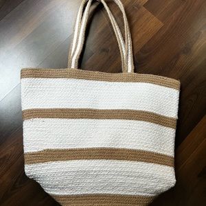 Virginia Wolf woven tote bag